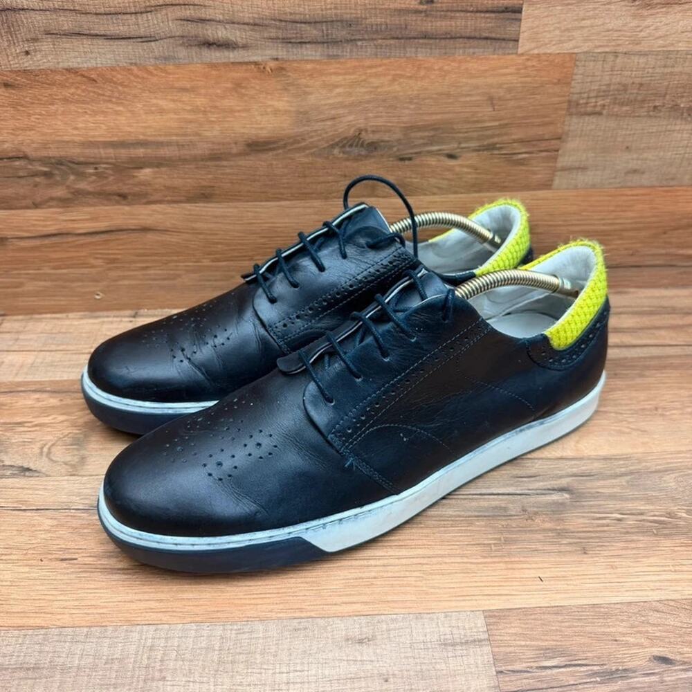 SWEAR London casual Men's size 13 46Eu Sneakers Blue Leather
